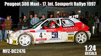 Peugeot 306 Maxi 17. Int. Semperit Rallye 1997 S. Haider / S. Eichhorner