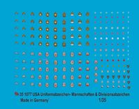 USA Uniform Insignia Troops And Divisional Markings