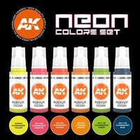 AK 11610 NEON COLORS SET