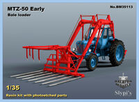 MTZ-50 bale loader, early version