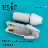 F-15 I/K closed exhaust nozzles for  GWH Kit