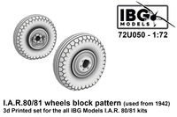 IAR-80/81 C - Wheels Block Pattern (used from 1942) (for IBG kits) - Image 1