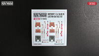 Northrop F-5 and T-38 Talon - 3D full colour Seat Harness (forKitty Hawk andKinetickits)