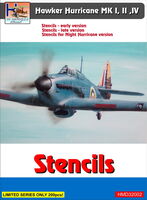 Hawker Hurricane Mk. I / II / IV stencils(set for 3 planes)