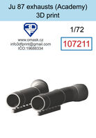 Ju 87 Exhaust (For Academy)
