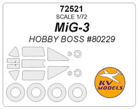 MiG-3 (HOBBY BOSS #80229) + wheelmasks - Image 1