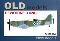 Dewoitine D.520 (ex-Frog/Novo / new decals) - Image 1