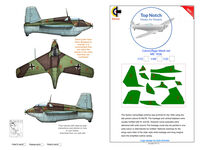 Messerschmitt Me-163 B Komet - camouflage pattern paint masks (for Meng Model kits)