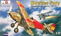 British Biplane Hawker Fury Spanish Republican Air Force 1939 - Image 1