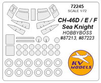 CH-46D / E / F Sea Knight (HOBBYBOSS) + wheels masks - Image 1