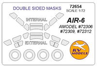 AIR-6  (AMODEL)  - Double sided + wheels masks