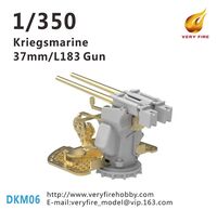 Kriegsmarine 37mm/L183 Gun (8 Sets)