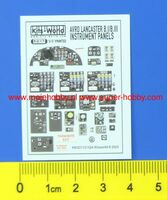 Avro Lancaster B.I/III 3D Full colour Instrument Panels (for Airfix Kits) - Image 1