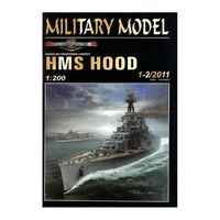 HMS Hood - Angielski Krownik Liniowy (70 Rocznica Bitwy W Cieninie Duskiej) (Model Z Wrgami Wycitymi Laserem)