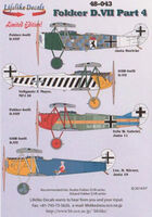 Fokker D.VIIs Part 4(4 schemes) - Image 1