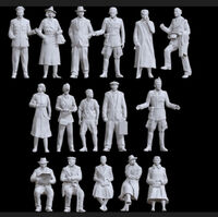 German WWII civils (16 figures)