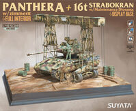 Panther A w/ Zimmerit & Full Interior + 16t Strabokran w/ Maintenance Diorama & Display Base - Image 1