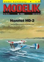 HANRIOT HD-2 francuski wodnosamolot z I wojny wiatowej