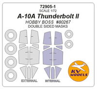 A-10A Thunderbolt II (HOBBY BOSS) - (double sided) + wheels masks - Image 1