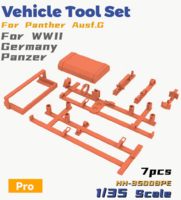 Vehicle Tool Set For Panther Ausf.G For WWII Germany Panzer PE