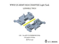 US WWII Light Tank M24 Chaffee - Workable Track (For AFV Club and Bronco Kit) - Image 1