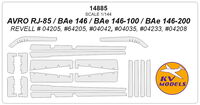 AVRO RJ-85 / BAe 146 / BAe 146-100 / BAe 146-200 (REVELL # 04205, #64205, #04042, #04035, #04233, #04208) - Image 1