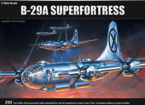 海外通販サイト ブランド B-29A Superfortress model do sklejania Academy 2111 ミリタリー