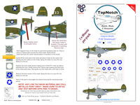 Lockheed P-38 - Sharks Mouth masks (for Academy, Hasegawa and Tamiya kits) - Image 1