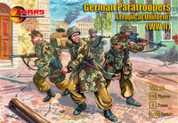 German WWII Paratroopers in tropical uniforms - Image 1