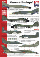 "Welcome to the Jungle!" - A lot of US Navy Carrier Borne aircrafts in Green SE Asia Camouflage during Vietnam War.