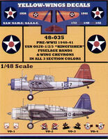 Vought OS2U-1/2/3 Kingfishers Decals
