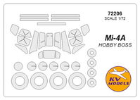 Mi-4A (HOBBY BOSS) + wheels masks