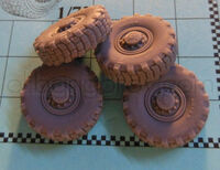 Wheels For VAB, Michelin XL, Rims Type 1 - Image 1