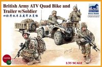 British Army ATV Quad Bike & Trailer - Image 1