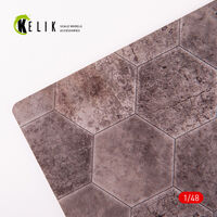 Soviet Hexagonal Plates 1930-1960 (Runways Up To 1000m, Taxiways, Parkings - 1) - Acrylic 3mm (410mm x 270mm) (410g) - Image 1