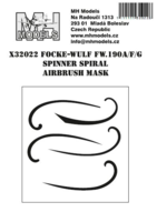 Focke-Wulf Fw.190A/F/G spinner spiral airbrush mask