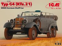 Typ G4 (Kfz.21), WWII German Staff Car