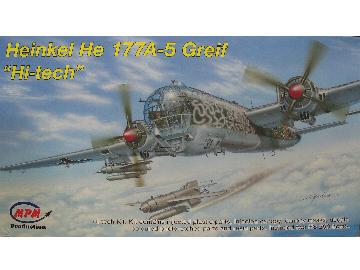 激安挑戦！！ Heinkel He 177A-5 Grief Hi-Tech model do sklejania MPM 48060 ドイツ