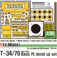 T-34/76 PE Basic detail up set (for Academy/ICM-Revell 1/35) - Image 1