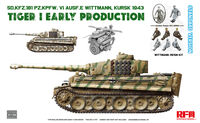 Sd.Kfz.181 Tiger I Early Production Kursk 1943 with Wittmann (Resin figure) Standard Version - Image 1