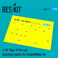 F-5F Tiger II Pre-cut painting masks