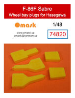 F-86F Sabre Wheel Bay Plugs (For Hasegawa) - Image 1