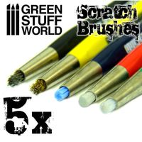 SCRATCH BRUSH SET 5pc