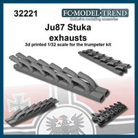 Ju87 Stuka Exhausts (For Trumpeter Kit) - Image 1