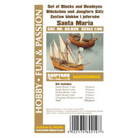 Santa Maria - Set Of Blocks And Deadeyes - Image 1