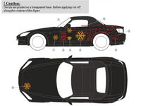 Honda S2000 Black Fast And Furious (Johnny Tran) Decal