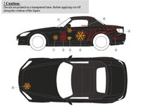 Honda S2000 Black Fast And Furious (Johnny Tran) Decal - Image 1