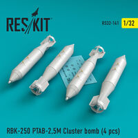 RBK-250 PTAB-2,5M Cluster bomb (4 pcs)( Su-25, MiG-21, MiG-27)