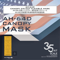 AH-64 D Apache - Canopy Die-cut Flexible Mask - Image 1