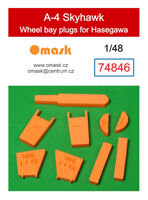 A-4 Skyhawk Wheel Bay Plugs (For Hasegawa) - Image 1